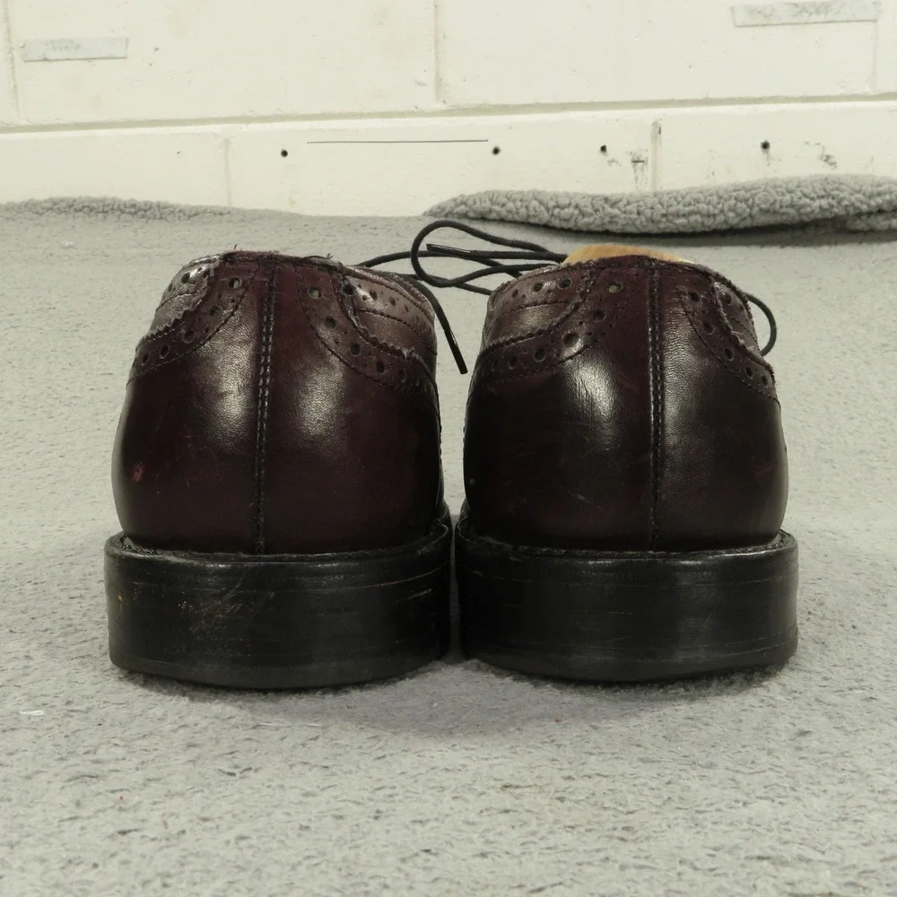 Allen Edmonds Shoes Men 8 3E Oxblood Lexington Derby Cap Toe Oxford Dress Shoe
